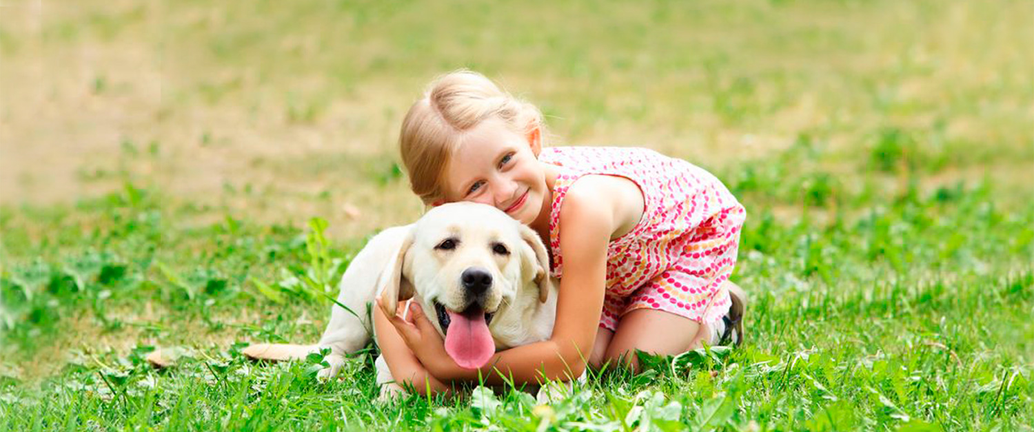 Chica y perro